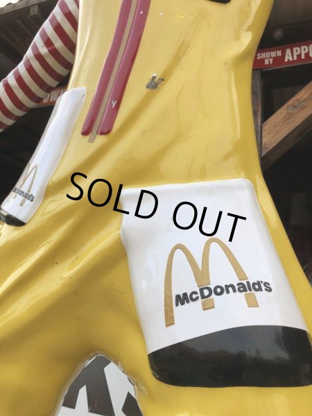 画像16: Vintage Ronald McDonald Store Display Life Size Statue  (B830) (16)