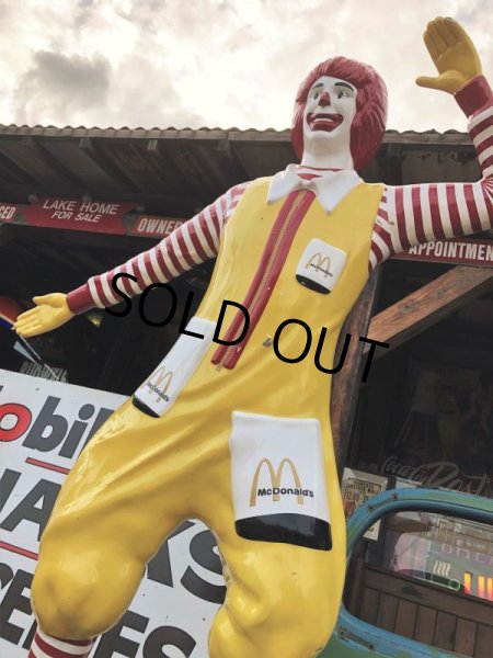 画像18: Vintage Ronald McDonald Store Display Life Size Statue  (B830) (18)
