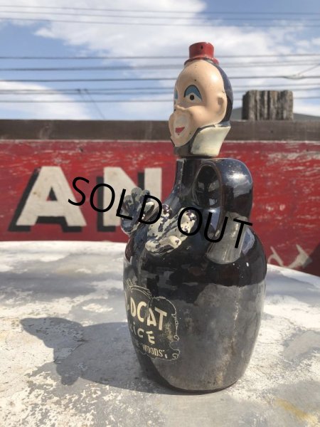 画像4: Vintage Creepy Clown Decanter Jug Bottle Set (B832) (4)