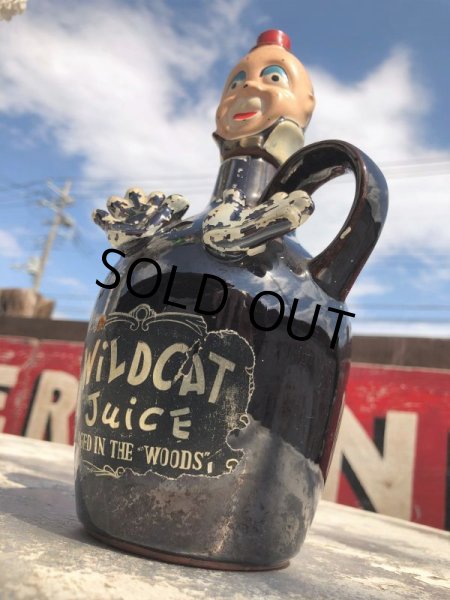 画像15: Vintage Creepy Clown Decanter Jug Bottle Set (B832) (15)