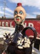 画像12: Vintage Creepy Clown Decanter Jug Bottle Set (B832) (12)