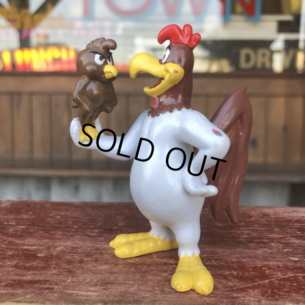 画像1: 80s Vintage WB Foghorn Leghorn & Henry Hawk PVC Figure (B833)  (1)