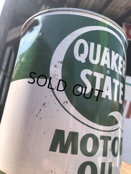 画像5: Vintage QUAKER STATE Motor Oil 1GAL Can (B844) (5)