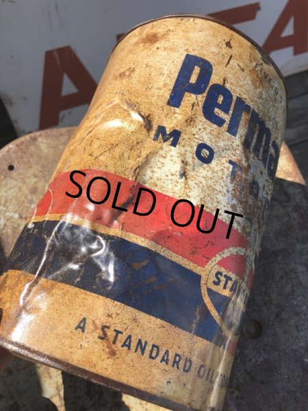 画像6: Vintage Standard Permalube Motor Oil Can (B838)  (6)