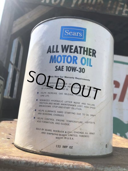 画像3: Vintage Sears Motor Oil can (B849) (3)