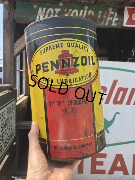 画像8: Vintage Pennzoil Oil can (B848) (8)