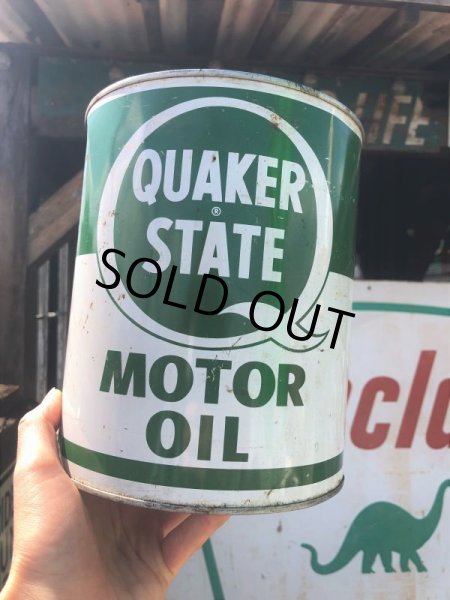 画像7: Vintage QUAKER STATE Motor Oil 1GAL Can (B844) (7)
