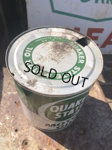 画像6: Vintage QUAKER STATE Motor Oil 1GAL Can (B844) (6)