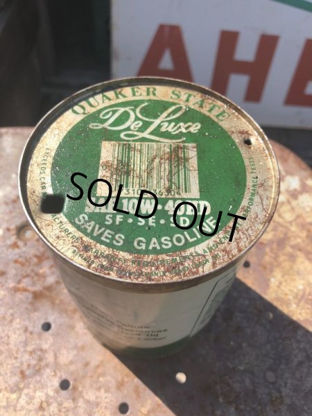 画像5: Vintage QUAKER STATE Quart Oil can (B845) (5)