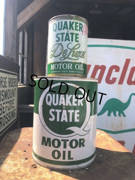画像7: Vintage QUAKER STATE Quart Oil can (B845) (7)