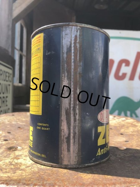 画像4: Vintage DUPONT ZERONE ANTI-FREEZE Quart Oil can (B840) (4)