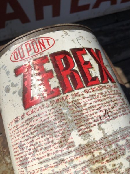 画像6: Vintage DUPONT ZEREX ANTI-FREEZE One Gallon Can (B843) (6)