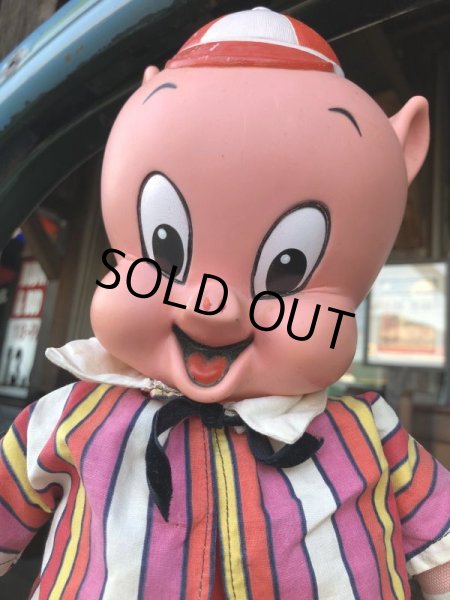 画像6: 60s Vintage Mattel Pull String Talking Porky Pig (B854) (6)