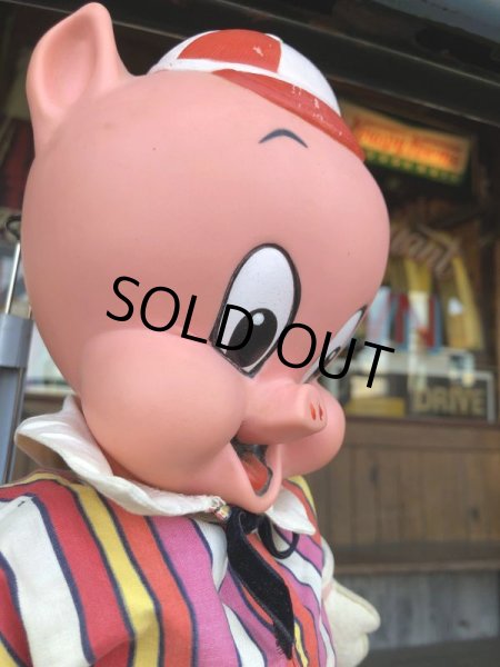 画像8: 60s Vintage Mattel Pull String Talking Porky Pig (B854) (8)