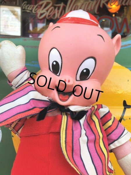 画像13: 60s Vintage Mattel Pull String Talking Porky Pig (B854) (13)