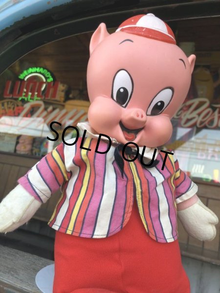 画像9: 60s Vintage Mattel Pull String Talking Porky Pig (B854) (9)