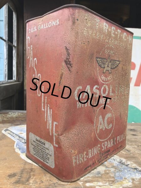 画像6: Vintage Flaying A Service Gasoline 2GAL Can (B856) (6)