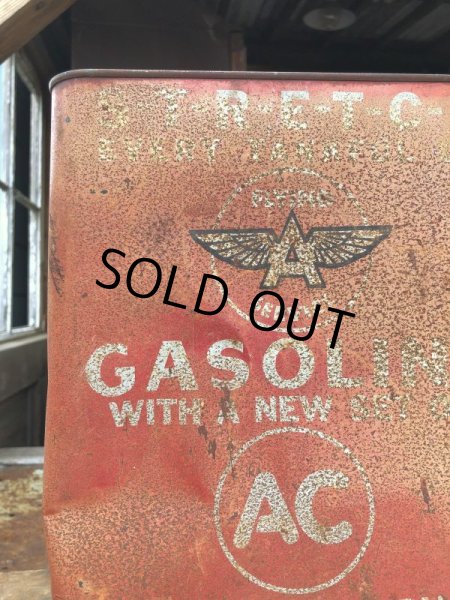 画像8: Vintage Flaying A Service Gasoline 2GAL Can (B856) (8)