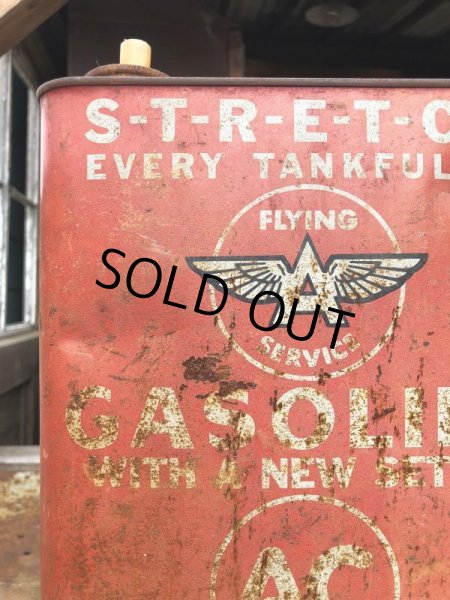 画像9: Vintage Flaying A Service Gasoline 2GAL Can (B856) (9)