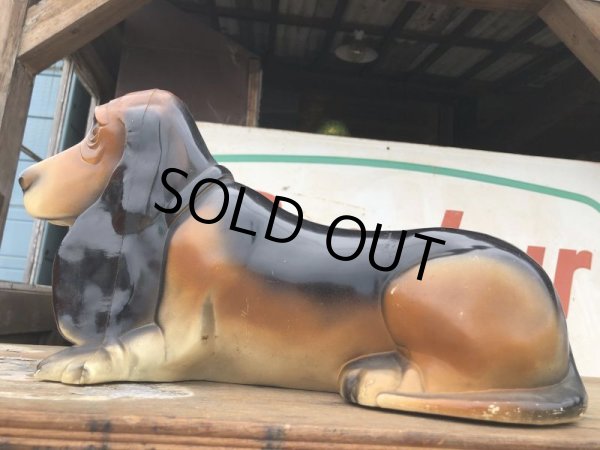 画像7: 60s Vintage FLYING A Gasoline Axelrod Basset Hound Dog Bank (B855) (7)