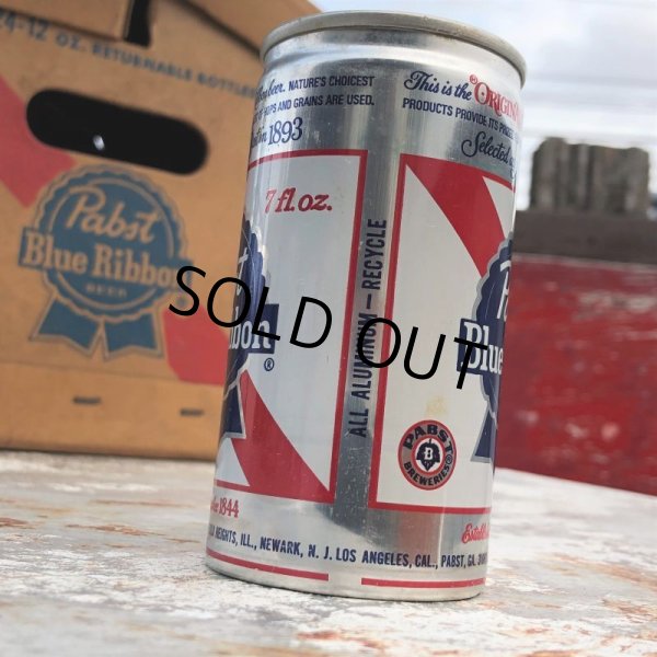 画像2: Vintage Pabst Blue Ribbon Beer 7oz Can (B861) (2)