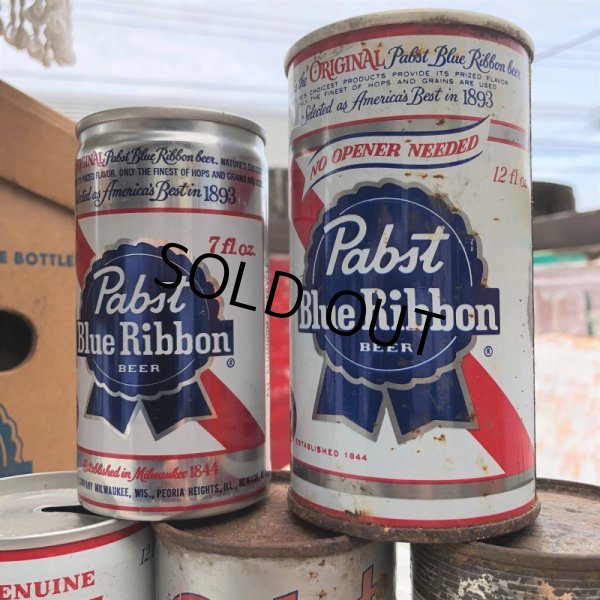 画像5: Vintage Pabst Blue Ribbon Beer 7oz Can (B861) (5)
