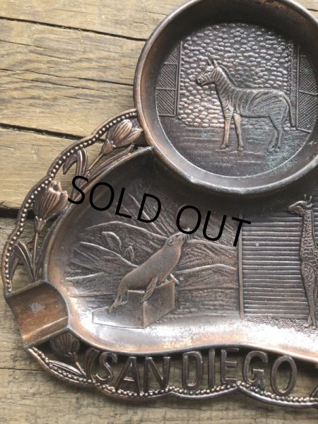 画像3: Vintage Souvenir Ashtray San Diego Zoo (B871) (3)