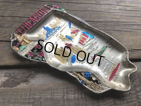 画像2: Vintage Souvenir Ashtray Chicago , ILL (B878) (2)