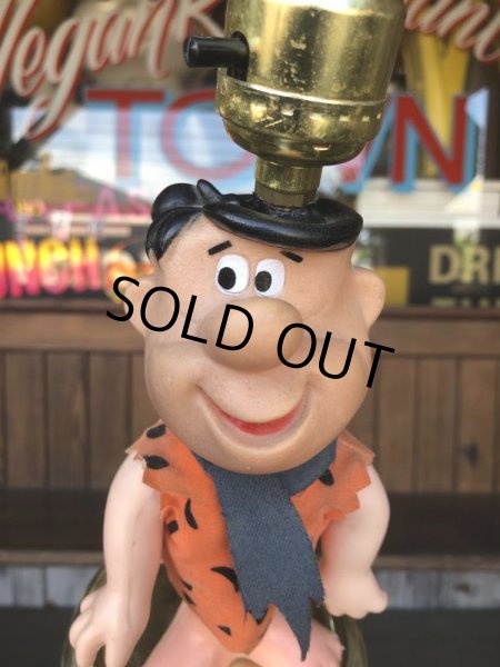 画像8: 70s Vintage The Flintstones Fred Lamp (B887) (8)
