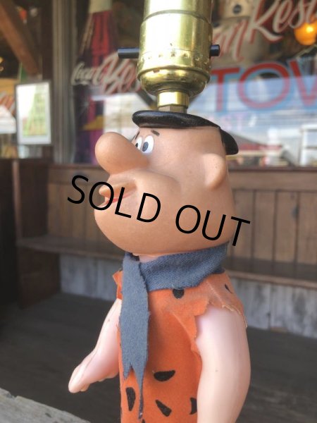 画像14: 70s Vintage The Flintstones Fred Lamp (B887) (14)