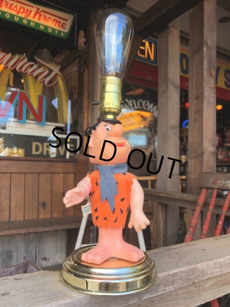 画像3: 70s Vintage The Flintstones Fred Lamp (B887) (3)