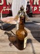 画像14: Vintage OLD CROW Whiskey Advertising Huge Glass Bottle Lamp 80cm Hard to Find! (B898) (14)