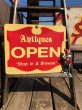 画像10: Vintage Antique Store Open Closed Original Sign (B899) (10)