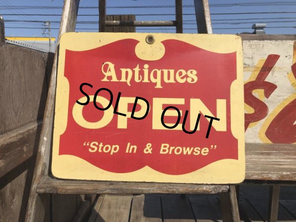 画像1: Vintage Antique Store Open Closed Original Sign (B899) (1)