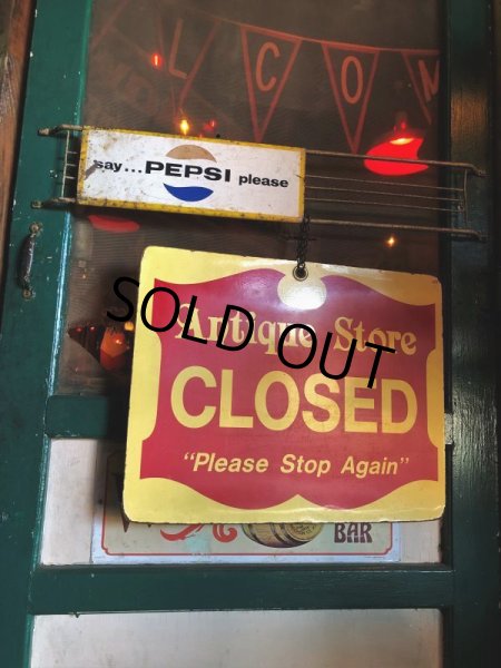 画像9: Vintage Antique Store Open Closed Original Sign (B899) (9)