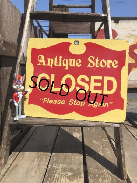 画像11: Vintage Antique Store Open Closed Original Sign (B899) (11)