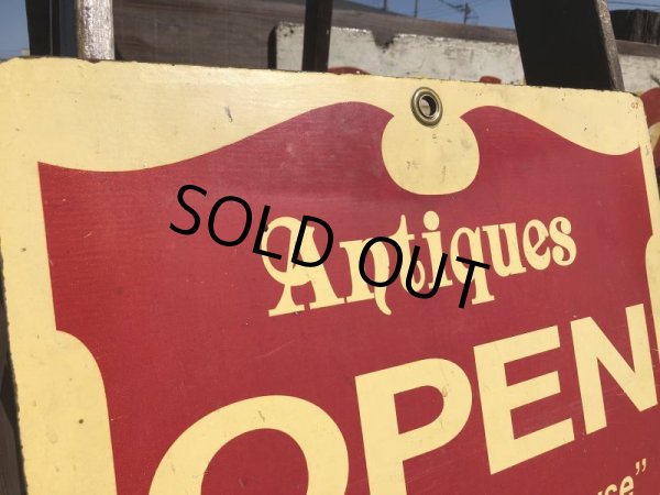 画像5: Vintage Antique Store Open Closed Original Sign (B899) (5)