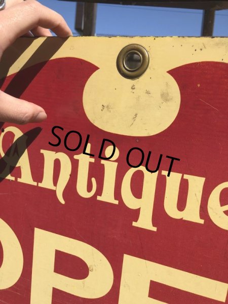 画像4: Vintage Antique Store Open Closed Original Sign (B899) (4)