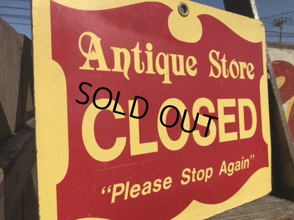 画像7: Vintage Antique Store Open Closed Original Sign (B899) (7)