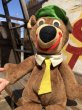 画像8: Vintage Knickerbocker Yogi Bear Plush Doll (B909) (8)