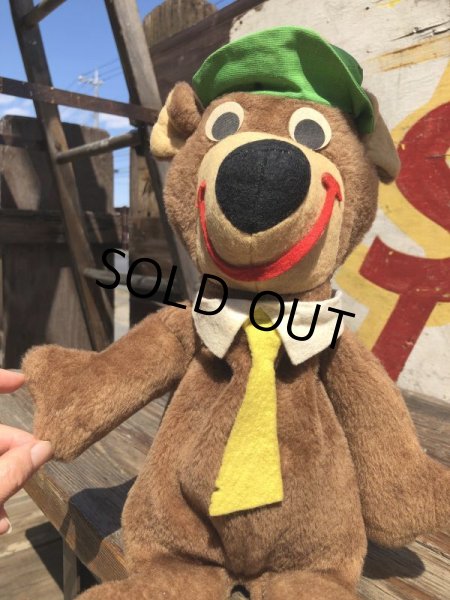 画像8: Vintage Knickerbocker Yogi Bear Plush Doll (B909) (8)