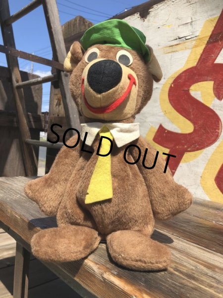 画像4: Vintage Knickerbocker Yogi Bear Plush Doll (B909) (4)