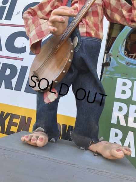 画像10: 60s Vintage Mountain Dew Willy the Hillbilly Store Display Statue (B910) (10)