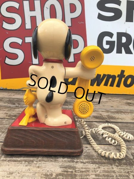 画像2: 70s Vintage Telephone Snoopy (B913) (2)