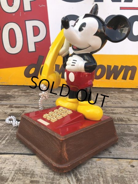 画像4: 70s Vintage Telephone Mickey Mouse (B914) (4)