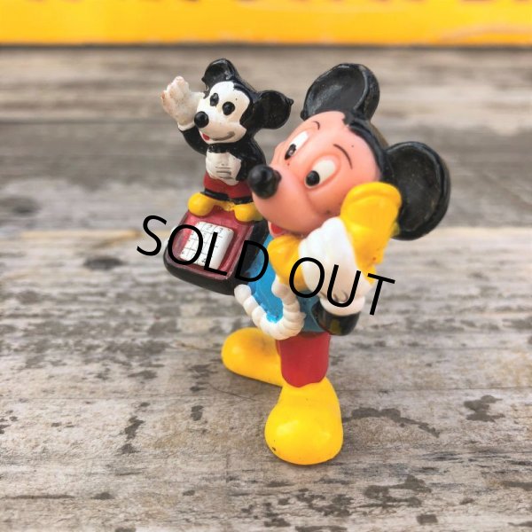画像4: Vintage Disney Mickey Mouse PVC / Telephone (B915) (4)