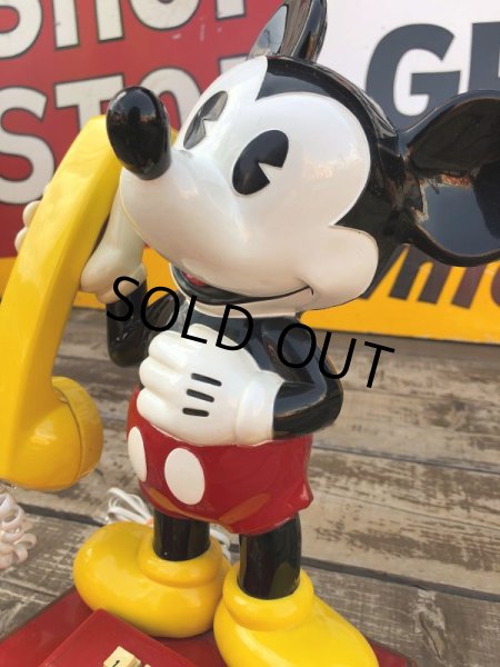 画像8: 70s Vintage Telephone Mickey Mouse (B914) (8)