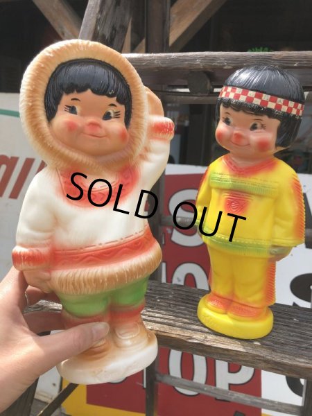 画像10: 60s Vintage Kimmie Eskimo Plastic Coin Bank (B916) (10)