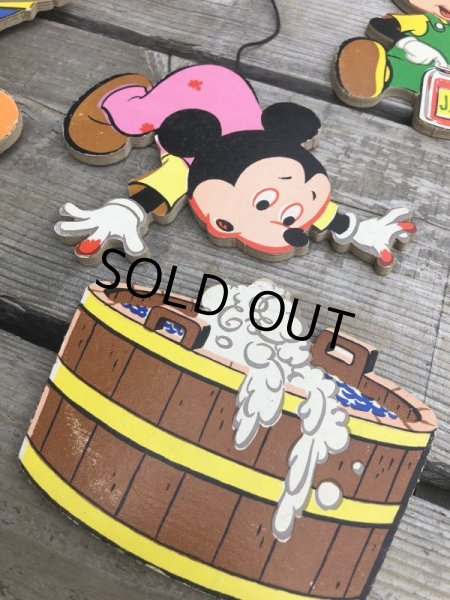 画像3: Vintage Dolly Toy Pin Ups Wall Decor Mickey & Morty , Ferdie Set (B919) (3)