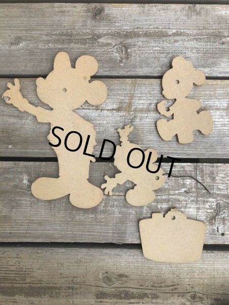 画像6: Vintage Dolly Toy Pin Ups Wall Decor Mickey & Morty , Ferdie Set (B919) (6)